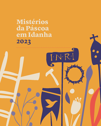 Capa da Agenda Mistérios da Páscoa em Idanha 2023