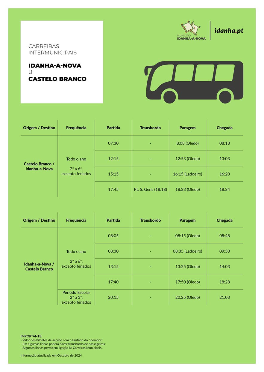 Cartaz Carreira Intermunicipal